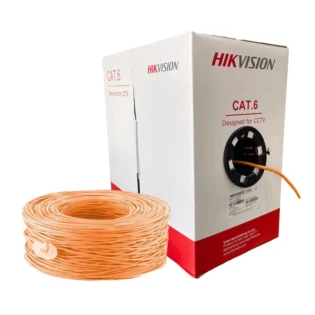 Hikvision DS-1LN6U-SC0 305 m CAT6 UTP Network Cable (Solid Copper, 0.55 mm, Orange)